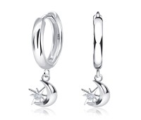 Silver Hoop Earring HO-2521